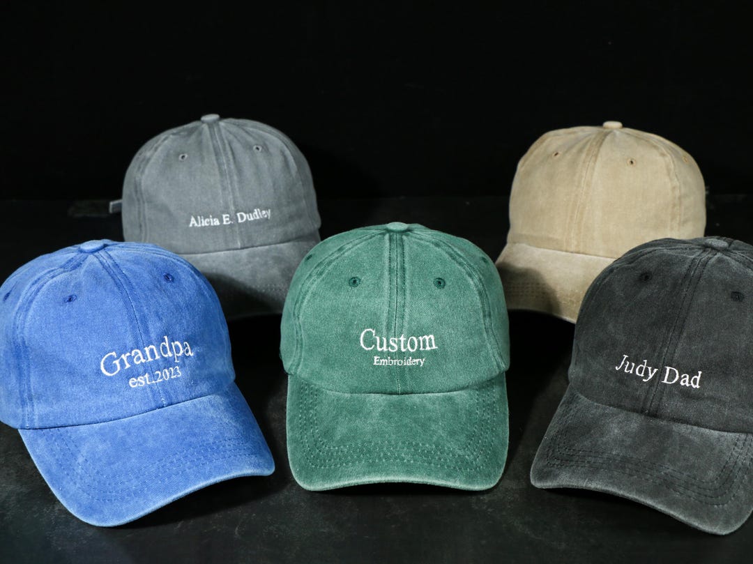 Personalized Embroidered Unisex Cap With Your Text for Bestman Gift ...