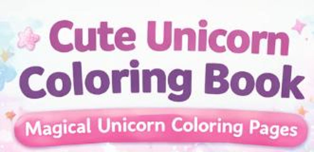Unicorn Coloring Book Printable | Kids Unicorn Coloring Pages | Unicorn ...