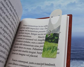 Fantasy Castle Bookmark | Painted Landscape Metal Bookmark
