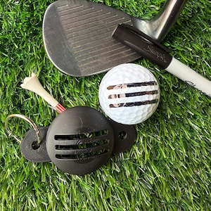 Pochoir d'alignement de balle de golf | Outil marqueur triple ligne | Aide à la pose