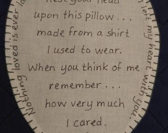 Individual Heart Patch for Memory Pillow