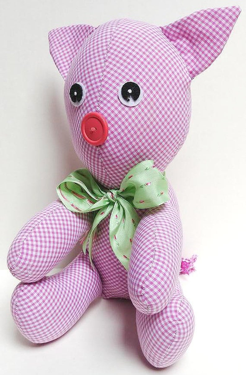 Memory Pig/piggy/piglet/stuffed Animal/custom Made/from Etsy