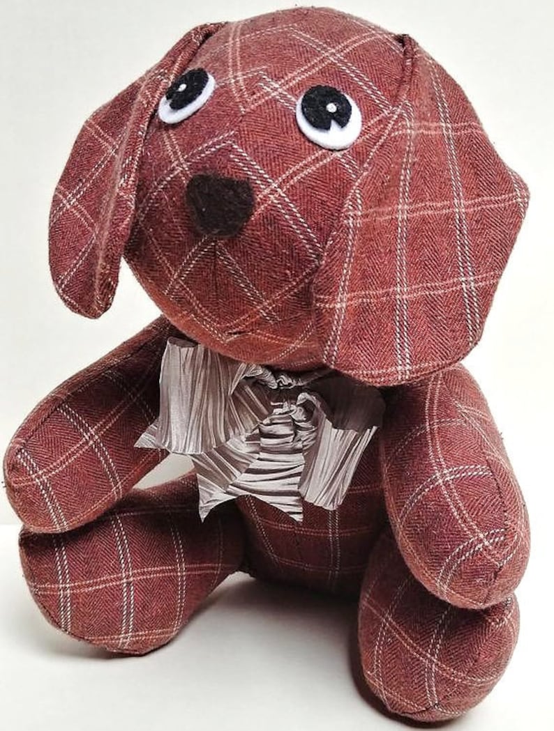Memory Dog/puppy/stuffed animal/Custom made/From shirt/in Etsy