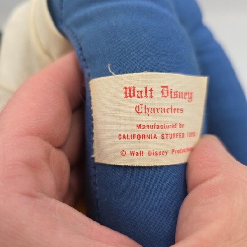Vintage Mickey Mouse Plush Toy Stuffed Animal 16" Walt Disney Micky Mouse Club image 7