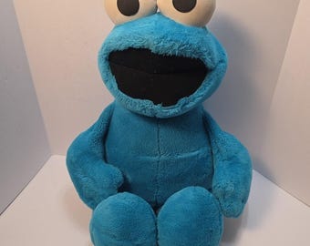 Vintage Cookie Monster Large Plush 1995 Tyco Jim Hanson Preschool Toys, Inc. 26"