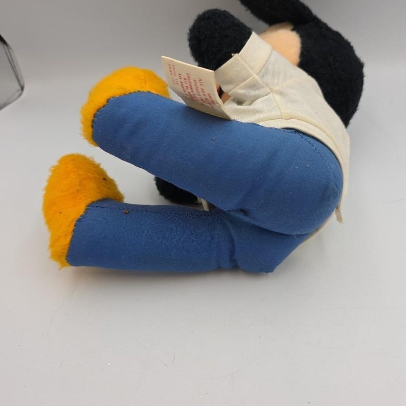 Vintage Mickey Mouse Plush Toy Stuffed Animal 16" Walt Disney Micky Mouse Club image 9