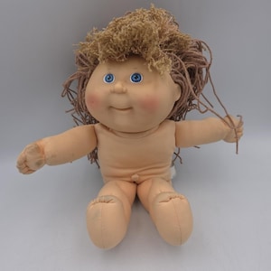 Vintage 1990 Cabbage Patch Kids Doll Pretty Crimp N Curl First Edition Wire Hair