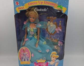 Disney Classics 11.5" Dress Up Dream CINDERELLA Barbie 1998