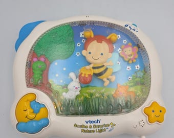 Rare Vintage VTech Soothe & Surprise Nature Light Crib Projector Tested WORKS