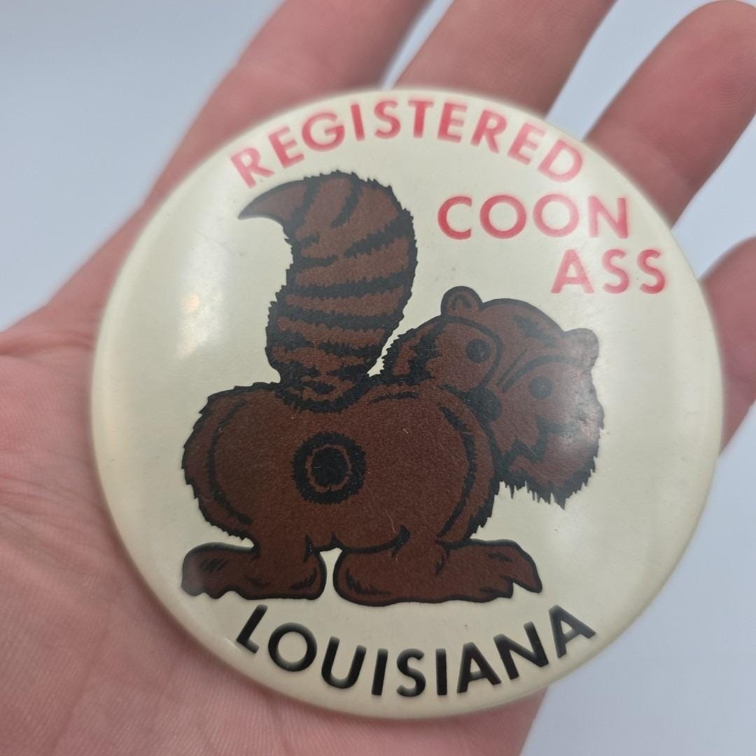 Registred Coon Ass State of Louisiana Collectible Pin - Etsy