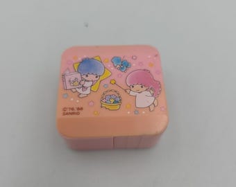 Vintage Little Twin Stars Small Pencil Sharpener Japan Sanrio 1988 Rare