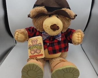 Vintage 1983 /84 Furskins Xavier Roberts Farrel 22" Teddy Bear Plush Authentic