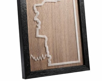DC Crafting creates handcrafted laser engraved and layered wood décor inspired by New England, rustic living, and custom craftsmanship.
