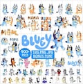 Bluey Bingo PNG SVG Mega Bundle, Bluey Family Png, Bluey and Friends, Bluey and Bingo Png, Bluey Sublimation, Bluey Clipart, Bluey Bingo Dog product logo