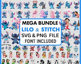 file stitch, stitch svg, bundle stitch, stitch png, stitch clipart, lilo e stitch svg, cricut svg, silhouette svg, stitch a strati