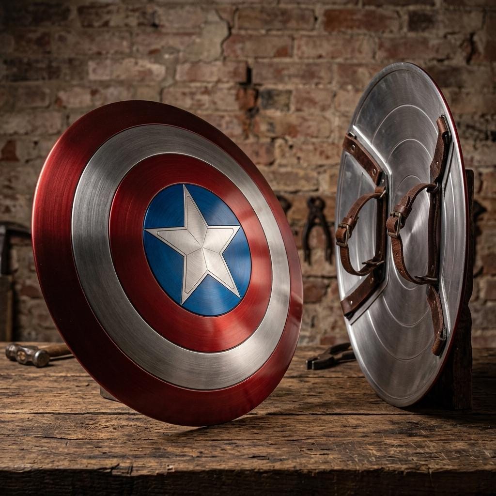 30 Inch Captain America Shield - Etsy