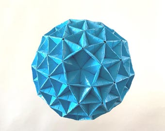 Origami  Hanging Cubic Engineering Suspended Sculpture Complex Polyhedral Polyhedron Colorful Art Balls Spheres
