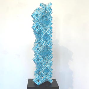 Origami Architecture Fine Art Tower - Modernism Futurism Mathematical Geometric