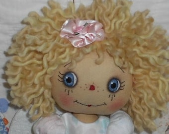 2 E-Patterns 12 inch Angel Annie and Boo Witch Raggedy Ann cloth dolls