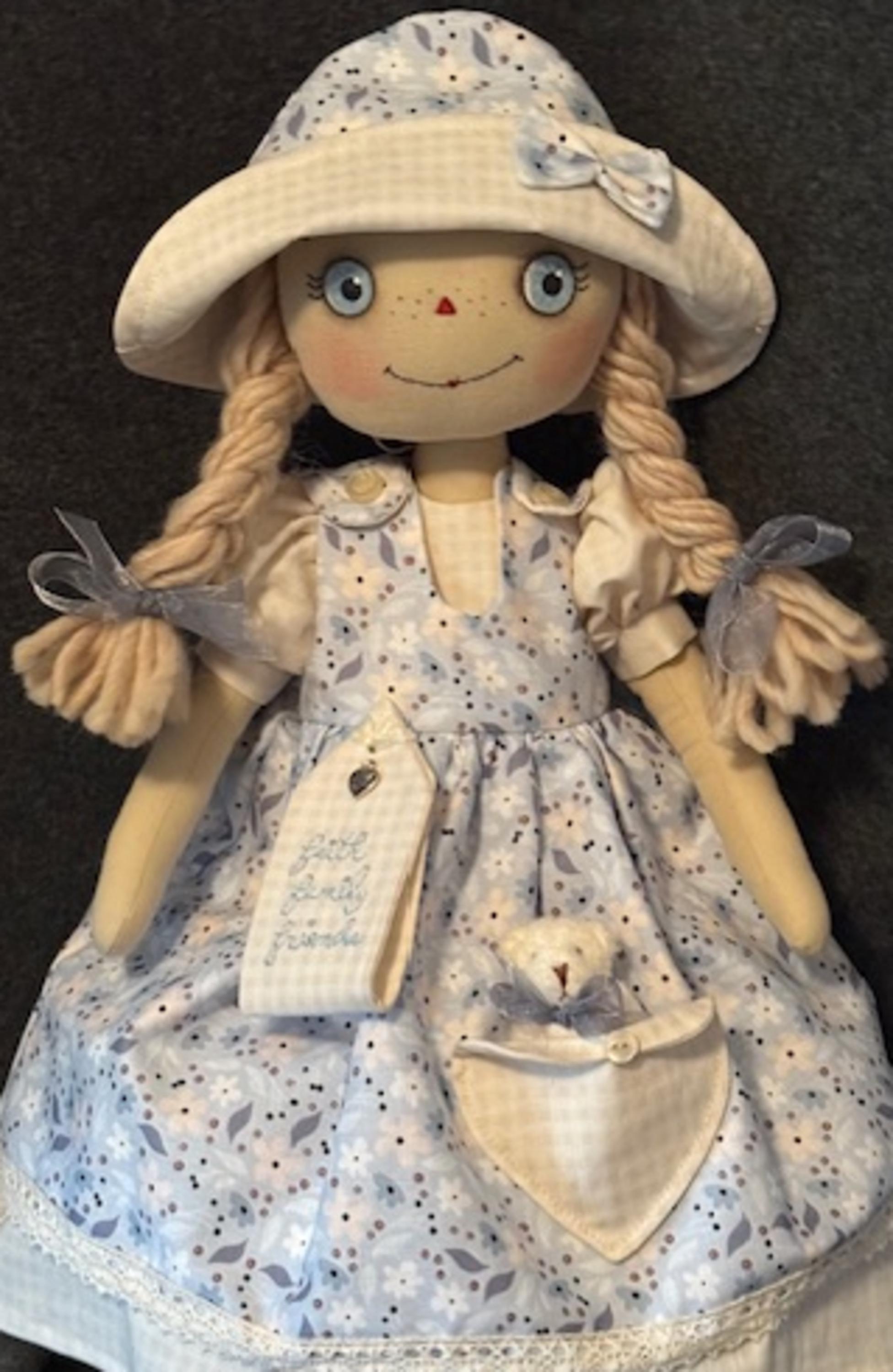Faith*Family*Friends Annie~raggedy ann~cloth doll~removable clothing~OOAK