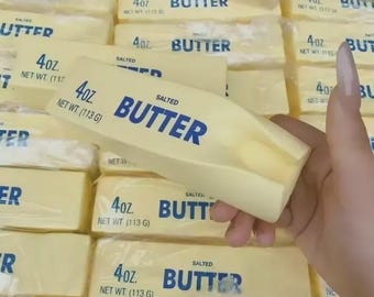 Soft Butter Stick Squishy Toy, Stress Relief Fidget Sensory Toy