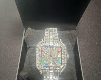 Iced Out VVS 1 Moissanite Watch