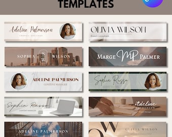 10 LinkedIn Banner Templates Canva | Professional LinkedIn Cover Photos | Personal Branding | Editable Background