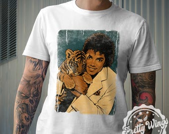 Michael Jackson Vintage Shirt, King Of Pop Comic Art, Retro 80s Music Graphic Tee, Retro Music Lover Tee, Music Fan Gift