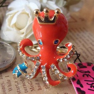 Princess Octopus Ring image 2