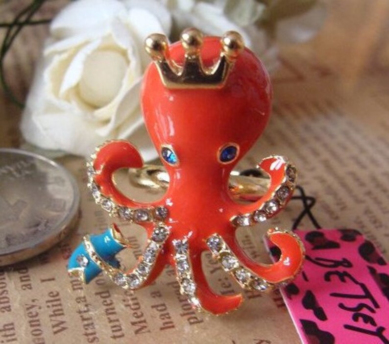 Princess Octopus Ring image 2