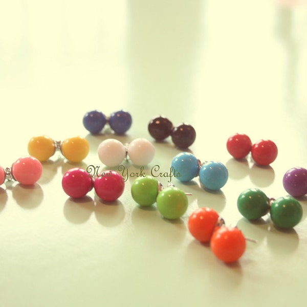 Mini Gumball Earrings