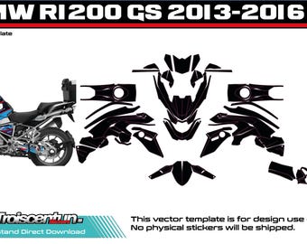 BMW R1200 GS 2013-2016 – TEMPLATES