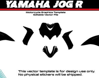 Szablon wektorowy Yamaha JOG R