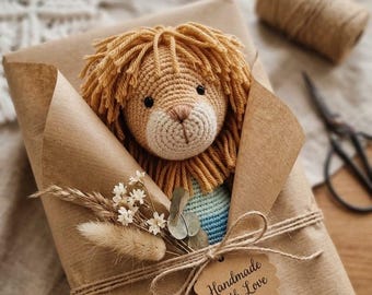 Crochet Lion Amigurumi Pattern PDF|Instant Download