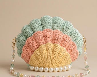 Crochet Seashell Purse Pattern PDF| Instant Download
