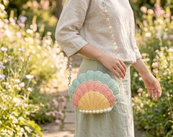 Crochet Seashell Purse Pattern PDF| Instant Download