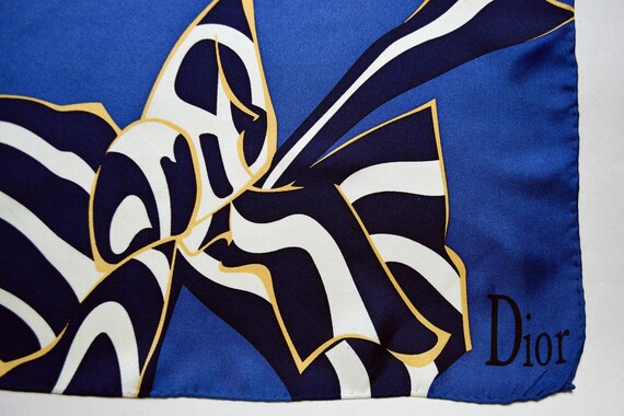 CHRISTIAN DIOR Silk Scarf, Vintage Galliano Era S… - image 3