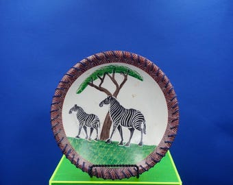 Authentic Kisii Kenya Soapstone Decorative Display Dish
