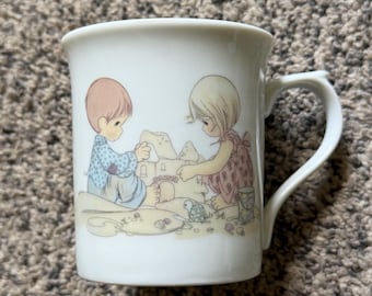 1986 Vintage Precious Moments “God Bless Our Home” Coffee/Tea Mug