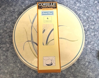 New Unopened Vintage Corelle Coordinates Coastal Breeze Burner Cover Set