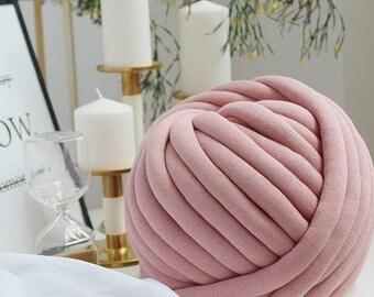 YarnArt Marshmallow Chunky Tube Yarn | Soft Jumbo Knitting Yarn for Blankets, Bags