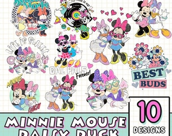 Paquete de Minnie Mouse y Daisy Duck (Png), Minnie y Daisy (Png), Minnie Mouse (Png), Disneyland (Png) / Magic Kingdom (Png), Regalos de cumpleaños para viajes familiares