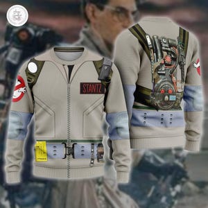Custome All Over Print Ghostbusters Sweatshirt, Hoodie, Halloween Costume, Ghostbusters 1984 Full Over Print Shirt, Ghostbusters 1984 Tshirt