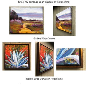 Impresión de paisaje de robles del valle de Ojai, en lienzo enmarcado o papel de bellas artes imagen 7