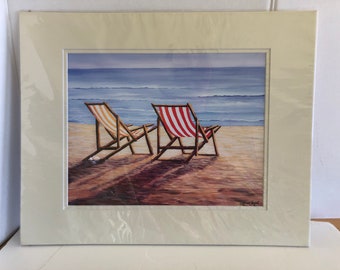 Replacement Sling For Wood Beach Deck Chair By Slings N Replacement Sling For Wood Beach Deck, Classic Beach Chair Replacement Sling
