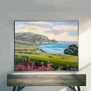 Big Sur prints on fine art paper, gallery wrap canvas and gallery wrap canvas in float frame, Big Sur wall art prints, Monterey coast