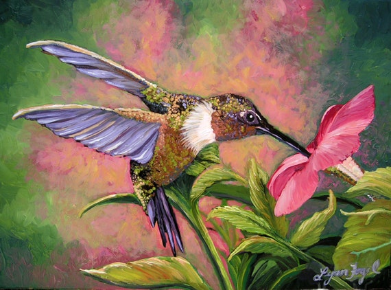 Hummingbird Art Printhummingbird Wall Decorhummingbird Etsy