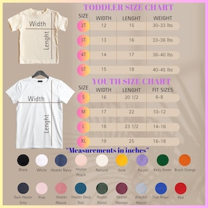Camiseta "Dios dice que soy flores": Camiseta cristiana para niñas pequeñas y niñas. imagen 7