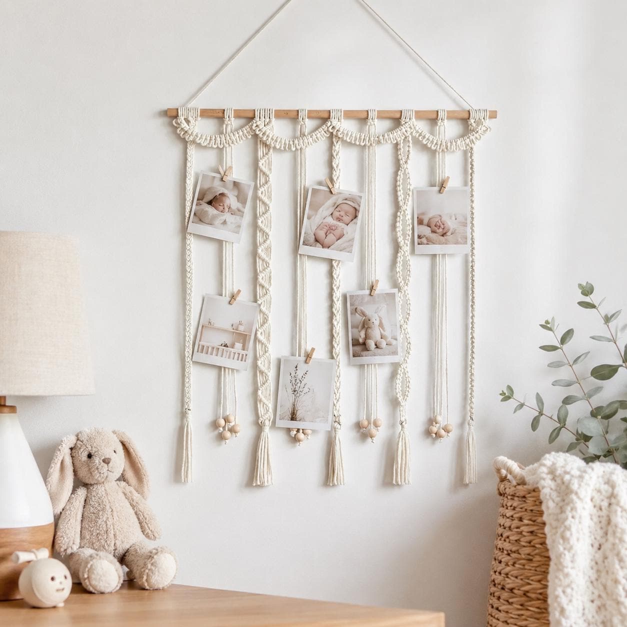 Macrame Photo Holder - Etsy