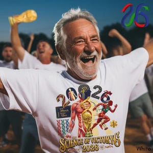 Comfort Colors® 2026 World Cup Science of Victory Shirt Soccer Evolution Graphic Tee 0003